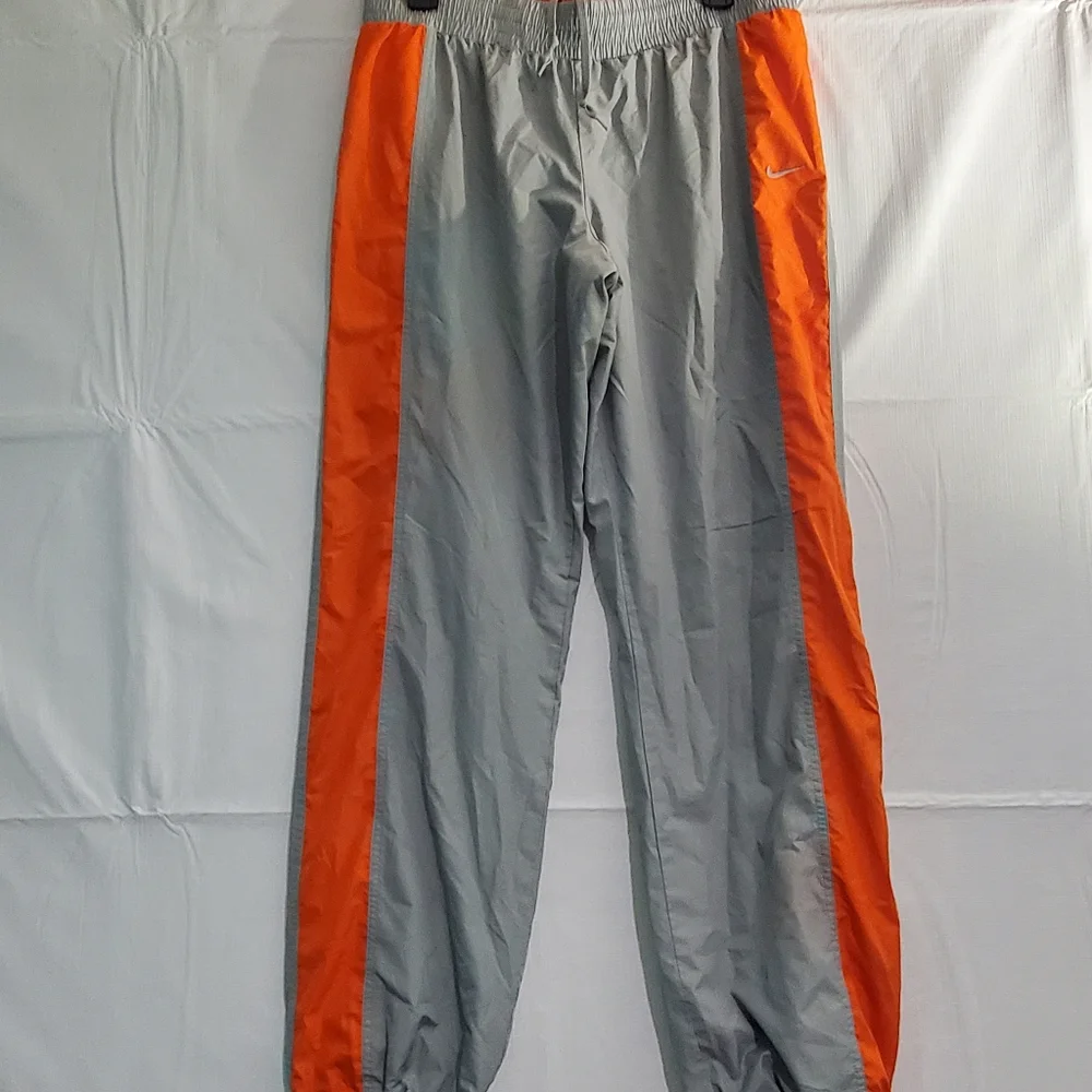 Y2K NIKE Orange/Gray Pants Medium